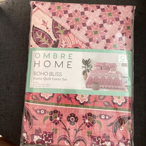 Boho bliss exotic quilt cover set Queen size - Picture 4 of 5